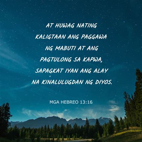 paglilingkod sa diyos bible verse|Mga Hebreo 13 FSV .